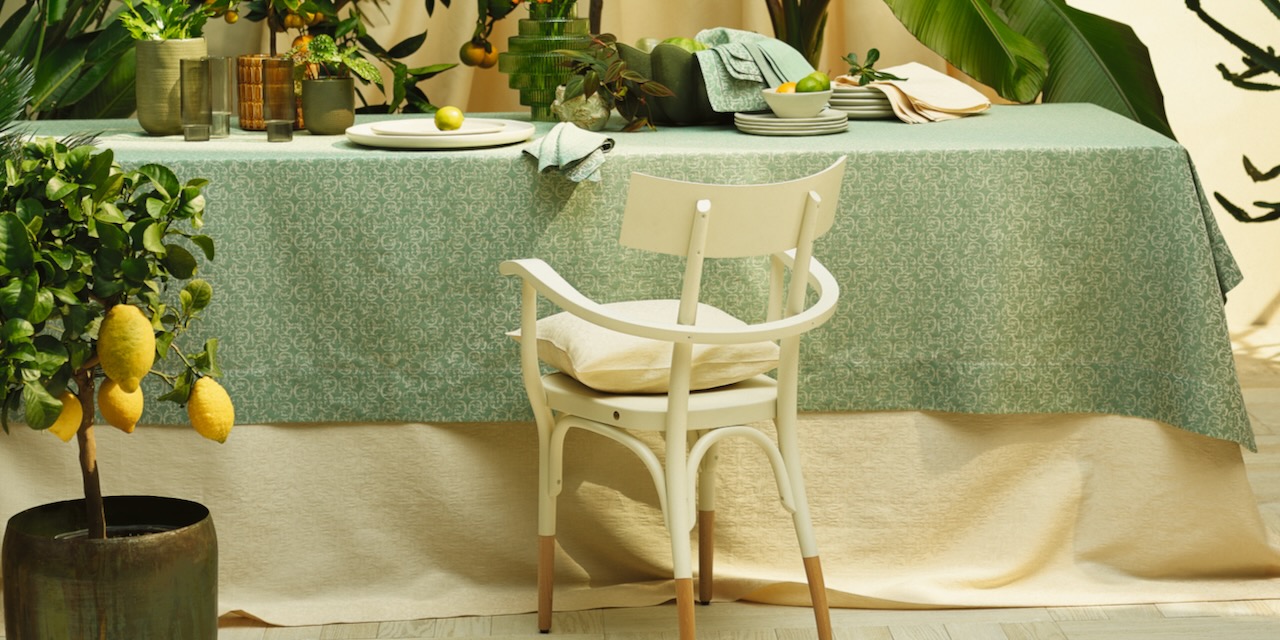 Leitner Tischdecke Marais jade
